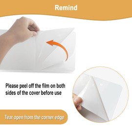 Aootf License Plate Frames Covers - Stainless Steel Black Car Tag Holder and Clear Flat Shield, Unbreakable Front Rear Protector with Screws Caps, 2 Sets