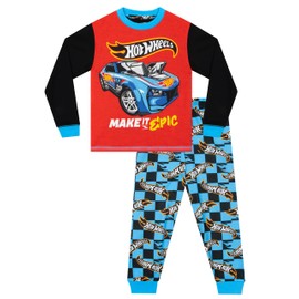 Hot Wheels Pyjamas | Race Car Boys Pyjamas | Racing Cars Pjs | Multicolour 8-9 Years