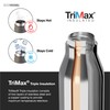 EcoVessel Stainless Steel Bottle with Removable Cup, Vacuum Insulated Thermos
