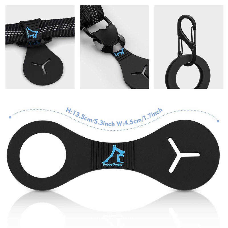 PuppyDoggy Dog Poop Bag Holder for Leash Waste Bag Carrier