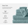 Coyuchi Air Weight Organic Towels, 6 Piece Set, Fog