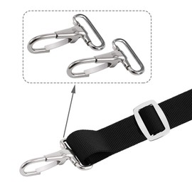 Amadget 5 Pcs Stainless Steel Bimini Strap Snaps Hooks for 1" Straps, Bimini Top Boat top