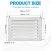 PATIKIL 6x8 Inch Aluminum Vent Cover, Screen Air Grille Ventilation