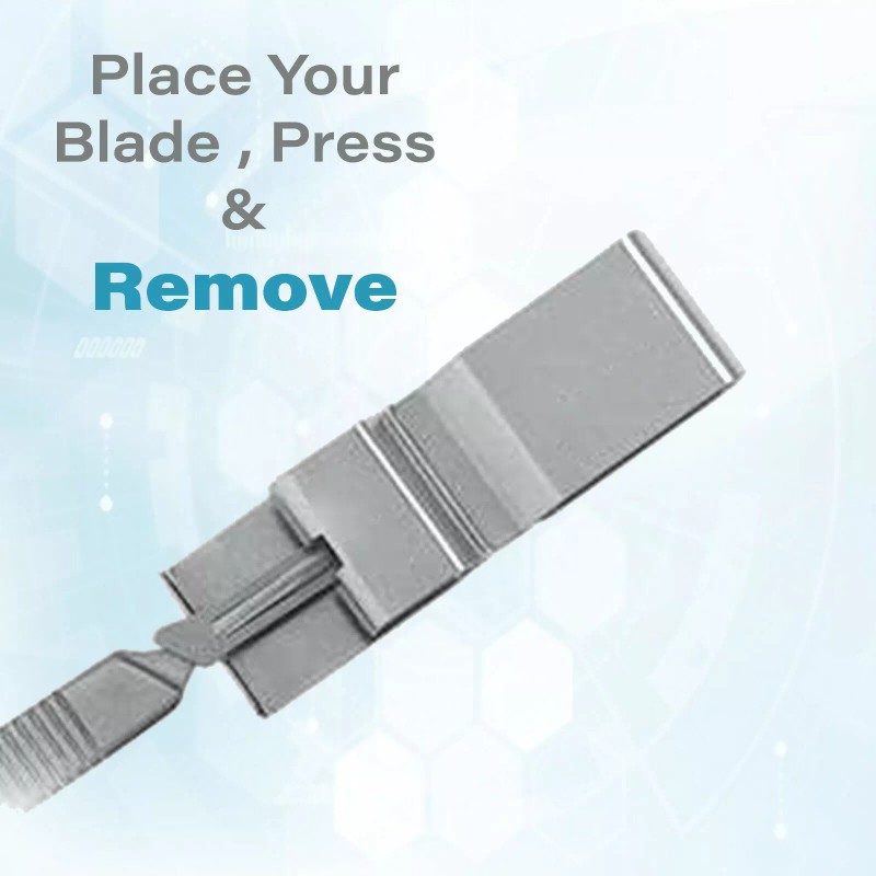 A2Z Scilab 100Sterile Blades #24 + Metal Handle #4+ Blade