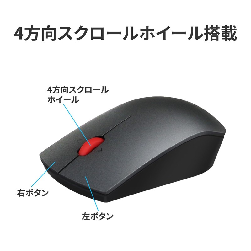 レノボ・ジャパン 4X30H56886 プロフェッショナル ワイヤレス レーザーマウス
