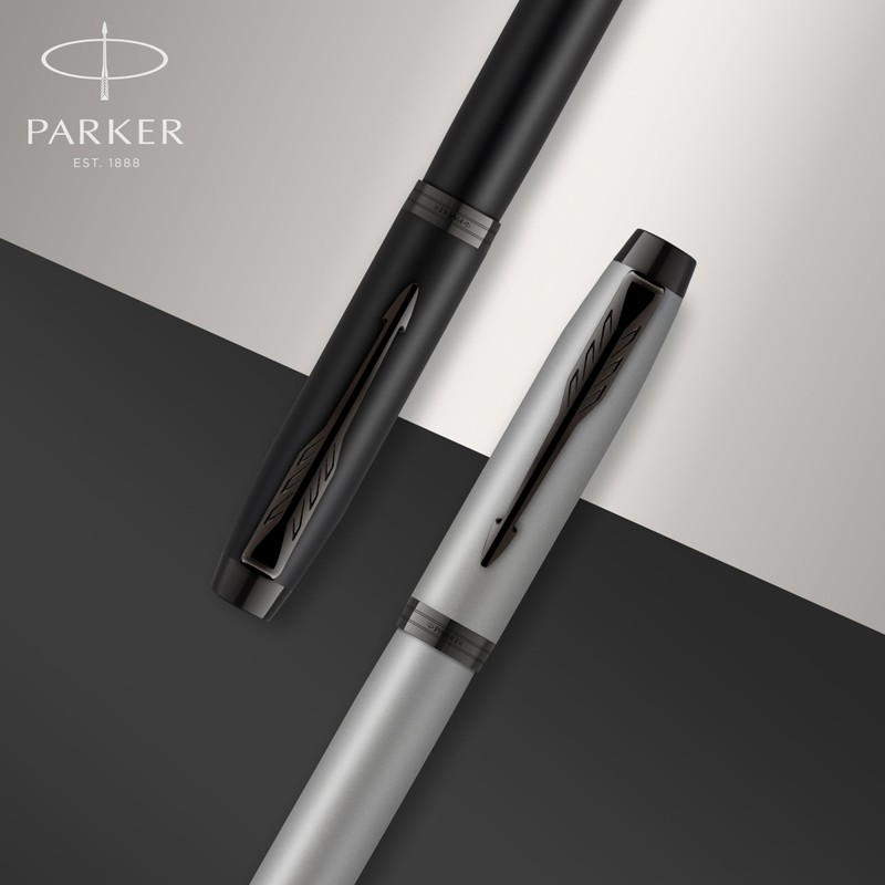 Parker IM Fountain Pen, Matt Black with Black Trim, Fountain