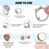 Pack of 30 Ring Reducers Invisible Ring Reduction Invisible Ring