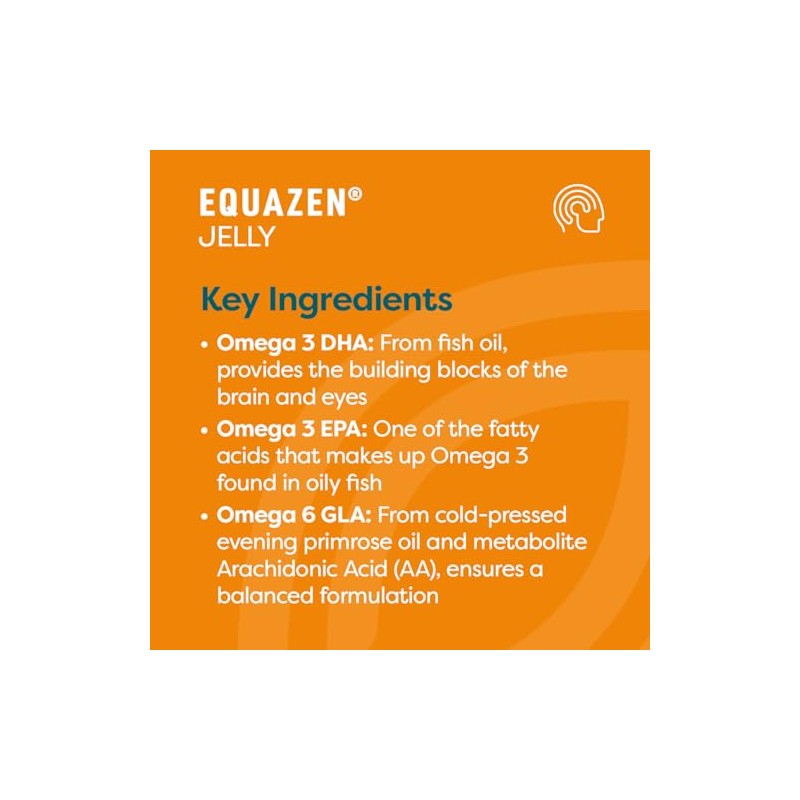 Equazen® Omega 3 & 6 Jelly for Kids, Brain &