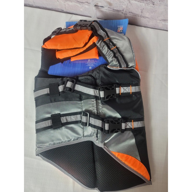 PMP Pet Dog Life Jacket Swimming Durable Safety Vest Reflective