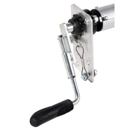 Aluminum Manual Truck & Trailer Hand Crank Tarp Kit with Tarp (4'6" x 12')