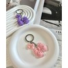 LAEKOU Cute Bow Keychain for Women, Key Chain Accessories for