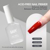 GAOY Nail Dehydrator and Primer, 2 Pcs Acid-Free Natural Nail