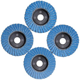MOGRQAP 12 Pack Angle Grinder Discs, 76mm Flap Discs Polishing Rough Corners 40/60/80/120 Grit Grinder Sanding Discs for Metal Wood Steel