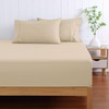 Zaizaihome 600 Thread Count Fitted Sheet Queen Size, 100% Egyptian