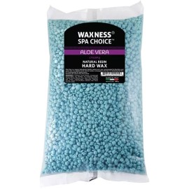 Waxness Spa Choice Aloe Vera Hard Wax Beads 2.2 lb / 1 kg Made in Italy
