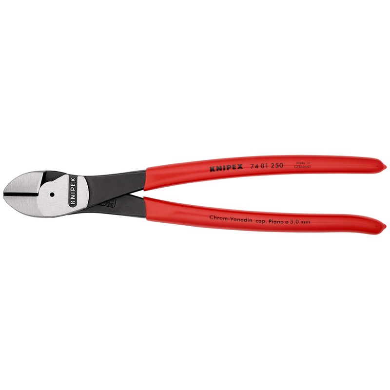Knipex 74 01 250 - high leverage diagonal cutters for