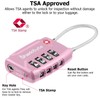 SharkByte TSA Approved Luggage Locks | 4-Digit Combo (10K Combinations)