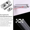 Norhogo Pack of 25 T-Slot Nuts M8 Aluminium Solar Slot