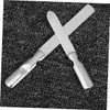 minkissy 2-pack Stainless Steel Nail Files Double Sided Manicure Tools