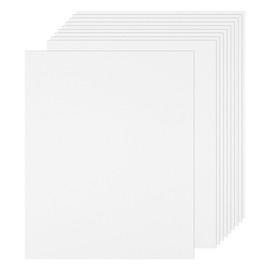 MECCANIXITY 50 Pcs Shimmer Cardstock Paper, 8 x 11 Inch White Shimmer Paper Sheets, Metallic Cardstock Paper for Art Supplies, Paper Crafting, DIY Crafts