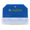 Narby AAC-303 Commercial Glass Scraper, Three-Blade Holder, Replaceable Blade, Blue