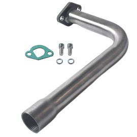Upgrade Exhaust Pipe With Female Threaded For Predator 212cc 196cc Go Kart& Mini Bike, For Coleman Powersports CT200U,CT200U-EX,BT200X, For Honda GX160,GX200