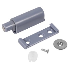 10pcs Empuje de parada, 10pcs/pack ABS Case Gabinete Drawer Hinge Push to Open puerta amortiguador cierre de amortiguador para puerta armario cajón Atrapar Magnético (S) Damper
