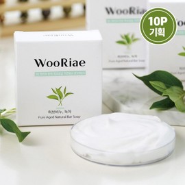 Uriae 미고가 우리애비누 허브녹차 9+1 세안 비누 세수 항균 비누 CP 클렌징바 Migo Our Soap Herb Green Tea 9+1 Facial Cleansing Antibacterial Soap CP Cleansing Bar