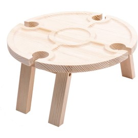 Ruimou Portable Folding Table 30cm Outdoor Events Romantic Dinner or Indoor Bed Table Lightweight and Easy to Carry