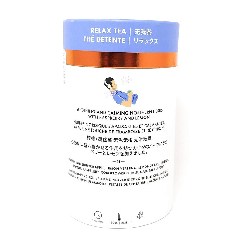 Metropolitan Tea M21 Luxury Functional Relax Tea 24 Pyramid Bags