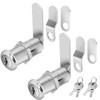 Cylinnda Cabinet Locks with Keys, 1-1/2" Long Cam Locks keyed