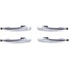 DELPA ALL 4 pcs Outside Outer Exterior Door CHROME Handle