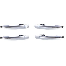 DELPA ALL 4 pcs Outside Outer Exterior Door CHROME Handle Set for 2011-15 Kia Sorento