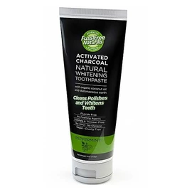 Fuss Free Naturals Activated Charcoal Whitening Toothpaste Peppermint 113g