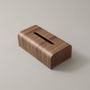 SIMHEAGO Tissue Case Cover Tissue Box Wood Grain Tissue Cover