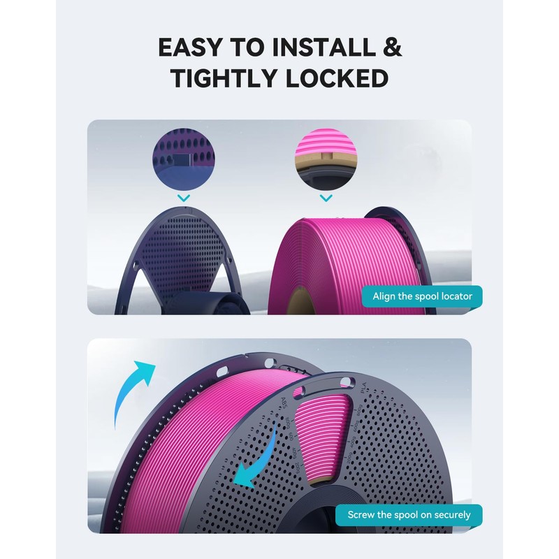 SUNLU SUNLU PLA Plus Filament Refill 1.75mm 4KG, 3D Printer