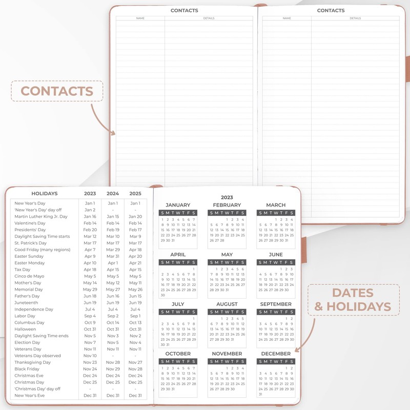 Clever Fox Appointment Book – Hourly Schedule Planner with Time
