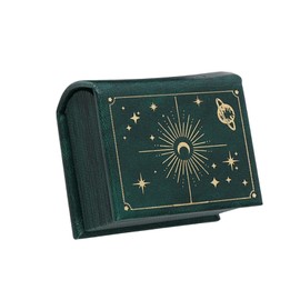Book Design Premium PU Leather Jewelry Box Elegant Display Holder Ring Perfect for Earrings and Necklace Adjustable Jewelry Organizer