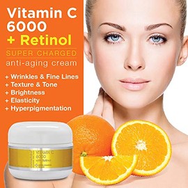 Dermedicine Vitamin C 6000 with Retinol Super Charged Cream 1oz