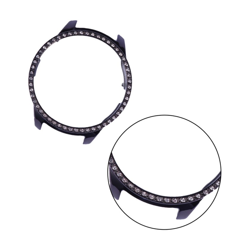 DOITOOL Rhinestone Drop Resistance Watch Protective Case Hollow Out Design
