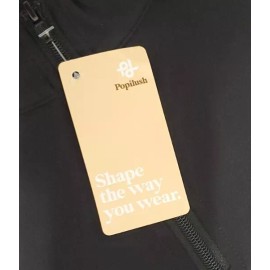 Cosmolle NWT Cosmolle Workout Yoga Compression Top Short Sleeve Cropped Black XL