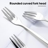 4 Pack Cute Stainless Steel Cat Head Forks for Cat