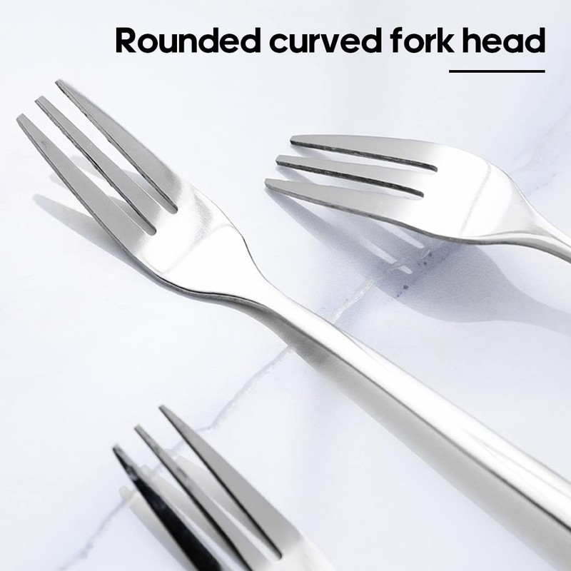 4 Pack Cute Stainless Steel Cat Head Forks for Cat
