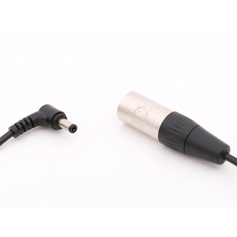 Male 4pin XLR to Male DC Power Cable 5.5/2.5mm for