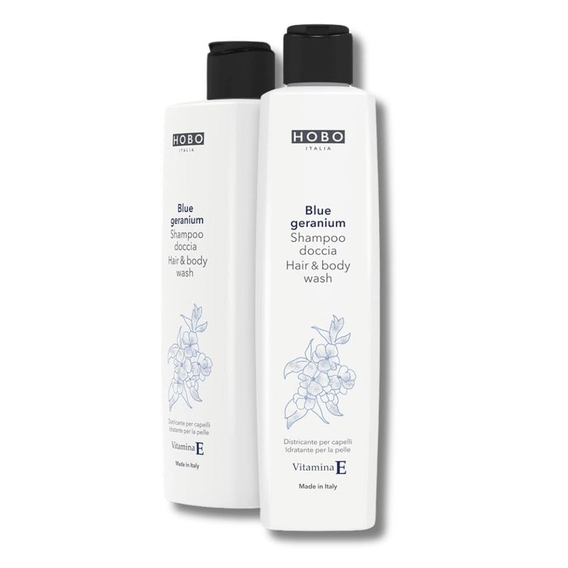 Hair & Body Wash Shower Shampoo (Blue Geranium)