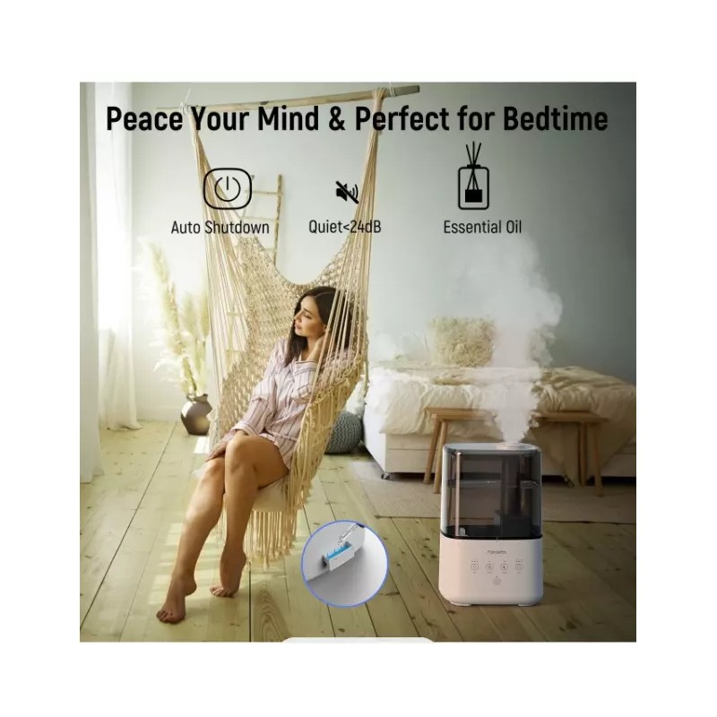 FABULETTA Quite Air Humidifiers for Bedroom Large Room Cool and