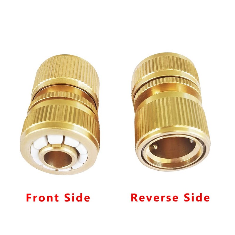 HQMPC Garden Hose Quick Connect Garden Hose Connectors For 1/2"