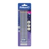 Pelikan Tarjeta de 5 Lápices de Grafito #2HB Triangular Silverstar