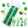 Mygitter Nail Art Green Glitter Sequin 3D St. Patrick's Nail