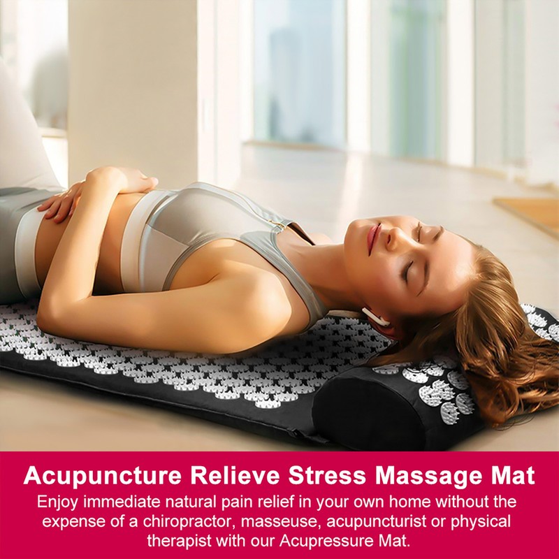 [通拓商品]Massage Mat Spike Acupuncture Pad Relieve Stress Pain Acupressure Cushion